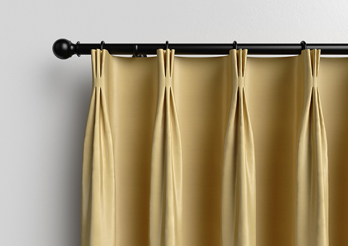 Akoya Faux Silk, Lustre Old Gold - Made to Measure Curtains - Image 11